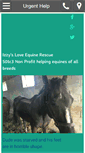 Mobile Screenshot of izzysloveequinerescue.org